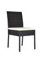 5 Piece Garden Dining Set Poly Rattan Black - 7