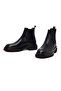 Men's Black Leather Chelsea Boots 25Wfd640218 - 4