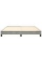 Box Spring Bed Frame Light Grey 180x200 cm Super King Velvet - 4