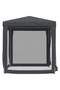 Party Tent with 4 Mesh Sidewalls Anthracite 2x2 m HDPE - 2