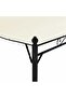 Gazebo Fabric Cream White - 7
