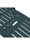 Sun Lounger with Footrest Plastic Green - 5