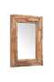 Decorative Mirror Teak 90x60 cm Rectangular - 6