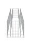 Gabion Raised Bed Galvanised Steel 270x50x50 cm - 5