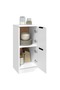 Sideboard White 30x30x70 cm Engineered Wood - 4