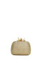 Women's Gold Chain Strap Piece Mini Box Straw Evening Dress Bag 26Sbd2955Ts - 3