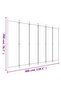 6-Panel Room Divider Black 300x200 cm Fabric - 3