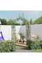 Garden Arch Spike Design Climbing Plants Dark Green