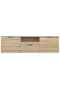 TV Cabinet Sonoma Oak 140x35x40 cm Engineered Wood - 4