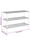 3-Tier Shoe Rack Solid Fir Wood - 3