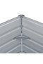Raised Garden Bed 320x40x77 cm Galvanised Steel Grey - 6