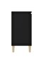 Sideboard Black 101x35x70 cm Engineered Wood - 5