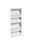 Shoe Cabinet 4-Layer Mirror White 63x17x134 cm - 5