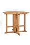 5 Piece Folding Outdoor Dining Set Solid Teak Wood - 3