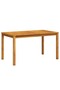 Garden Table 140x80x74 cm Solid Acacia Wood - 5