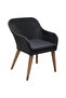 5 Piece Garden Dining Set Black - 7