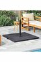 Umbrella Weight Plate Black Granite Square 25 kg