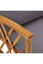 Garden Chairs with Cushions 2 pcs Solid Acacia Wood - 7