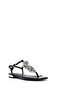 صندل فليب فلوب بحجر أسود للسيدات 25SFE481032 - 6