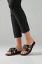 Vollex Flat Sole Buckled Stylish Women Slipper