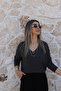 Anthracite v detail blouse - 2