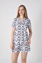 Women's 100% Cotton Short-Sleeve Shorts Pajamas Set 19123 - 5