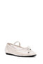 Women's Beige Fabric Mesh Summer Ballerina Shoes 25Sfe40226F - 7