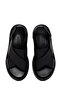 Women's Black Strappy Genuine Leather Comfort Sandals 25Sfd300118 - 7