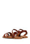 Women's Brown Genuine Leather Bodrum Sandals 25Sfd331918 - 5