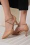 Stone Women's Nude Heeled Shoes Tr12Ms03D - 6