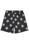 Daisy Patterned Shorts for 6-9 Years Old - Gray - 2