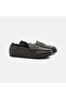 Women's Dark Brown Slip-On Leather Loafer