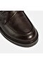Kadın Kahve Deri Loafer - 6