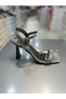 Serrace Silvery Special Design Stylish Women's Heeled Shoes - 2