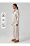 Set of 2 - Sharded Interlock Polo Neck Blouse with Pants Set - 5