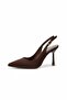Vollex Open Back Plain Belt Pack Women's Stylish Heeled Shoes - 3