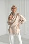 Zahide Shoulder Buckle Detailed Aller Shirt-As5947 Stone