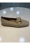 Vollex Buckle Stylish Women's Knitwear Ballerinas - 3