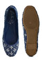 Women Sequin Ballet Flats in Blue - 5