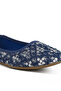 Women Sequin Ballet Flats in Blue - 6