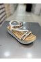 Feta Heeled Women's Stylish Elastic Sandals - 3