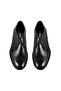 Women's Black Leather Classic Shoes - 6