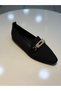 Vollex Stone Buckle Women's Knitwear Ballerinas - 4