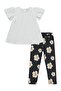 Daisy Printed Set for Ages 6-9 - Off-White - 5