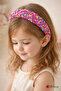 Pink Confetti and Candy Beaded Glitter Children's Hair Crown Dd11 Confetti - 2