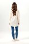 Women's Şile Bezi Hakim Collar Summer Tunic Cream Krm - 2