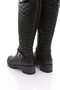 Serrace Women's Below-The-Knee Casual Biker Boots - 8