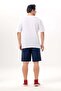 Short Sleeve Shile Cloth Crew Neck Ethnic Men's Summer T-Shirt White Byz - 2