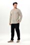 Large Size Long Sleeve Sile Cloth Crew Neck Summer T-Shirt Stone 3031 - 5