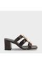 Vollex Buckle Stylish Women's Heeled Slippers - 4